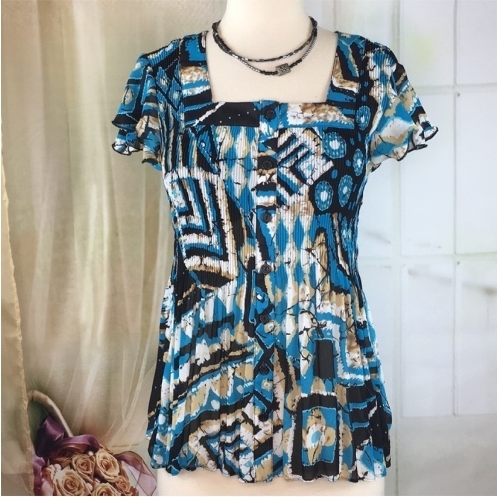 SERENADE Short Sleeved Blouse M